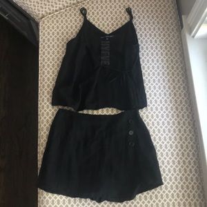 HYFIVE Black skort and top New With Tags